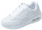 JOMIX Chaussures de Sport Running Basket Femme Chaussures de Marche Sport Baskets Gymnasium Tennis Sneakers pour Femme (Blanc, 41)