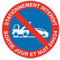AUA SIGNALETIQUE - Panneau De Signalisation Circulaire en PVC 1.5 mm (Ø 240 mm, Stationnement Interdit Sortie)