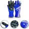 TK Karting-Handschuhe, Go-Kart-Rennhandschuhe, Rallye-Handschuhe, gedrucktes Design (Blau, M)