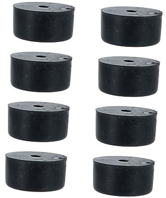 Gatuida 8pcs Isolation Feet Cushions for Speakers Rubber Spike Pads for Audio Devices Noise and Dampening Compatible Amplifiers Cd Players and More