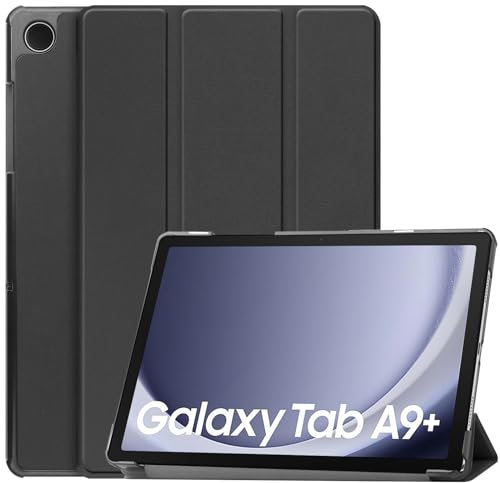 XunyLyee Case for Samsung Galaxy Tab A9 Plus/ A9+ 11 Inch Cover, Black