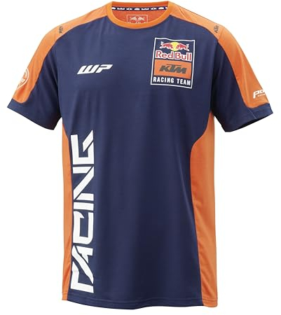 KTM Red Bull Racing Team Replica Team Tee T-Shirt, Orange/Marineblau, XL