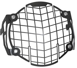 PPUMP Motorrad-Lampenschirm Motorrad Scheinwerfer Schutz Abdeckung Für Royal Für Enfield Für Himalayan 411 Für Himalayan411 2021 2022 Kopf Lampe Licht Schutz Headlight Grille (Size : B)