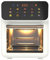 KVTGAYMS Friteuse À Air Électrique 20 L de Capacité, 18S Intelligents, 3 Modes de Cuisson, Réglage Intelligent de La Température de 80 À 230 °C, Fenêtre Visible de Cuisson À 360 °, Appareil Ménager (C