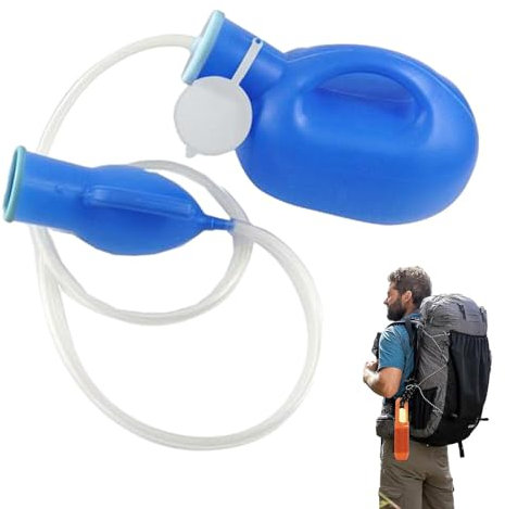 Botella Para Orina Masculina - Contenedor De Orina Masculina, Recolector De Orina Masculina De 2000 Ml | Botella De Colección De Orina Hospitalaria Con Diseño De Asa, Botellas De Orina Portátiles Unis