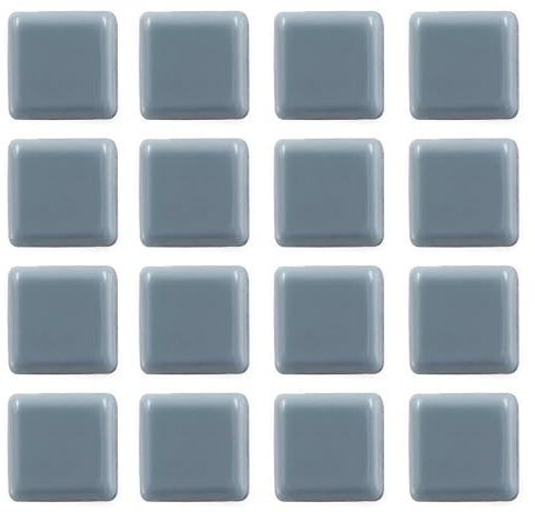 HTTYHT Möbelgleiter-Set 16 Stück Teflon Selbstklebend 50x50mm (eckig) Teppichgleiter Möbel Bewegen Pads Effektiver Schutz Ihrer Möbel Stühle Böden