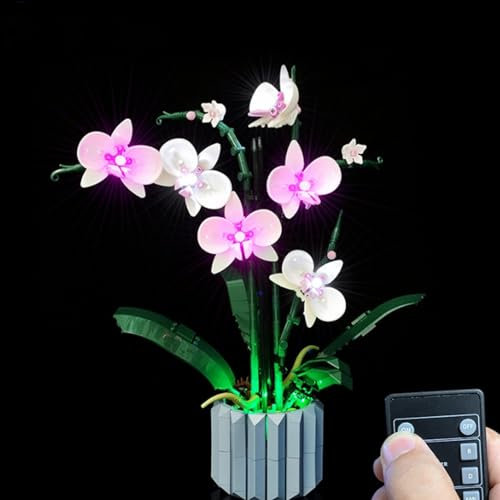 Kit d'éclairage LED pour modèle Lego 10311 Green Plants compatible avec le modèle Lego 10311 (Luminaire uniquement, modèle non inclus) (version télécommande)