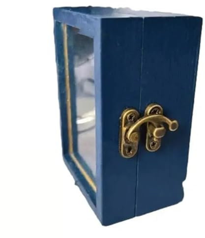 Rtauhife 2 Pièces Bibliothèque Miniature de Poche pour L'Anxiété, Petite Bibliothèque en Bois, Anti-Stress, Facile à Utiliser