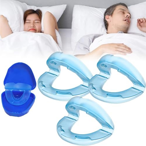 Suenolab Antirronquidos, Dispositivo Bucal Antirronquidos Reutilizable, Boquilla Cómoda Para Hombres Y Mujeres Uso Cómodo Y Enérgico (3PCS)