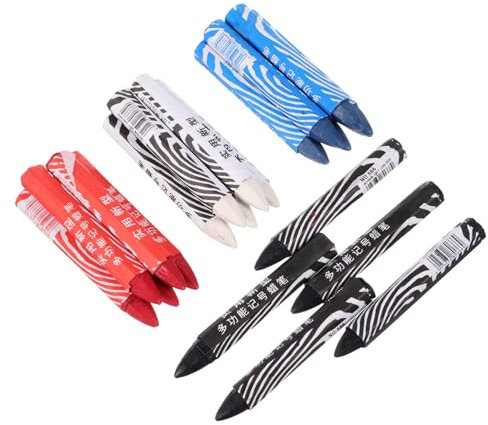 Garneck Lot De 5 Marqueurs De Réparation De Pneus Marqueurs De Construction Craie Pour Pneus Pour Mécaniciens Marqueurs Pour Enfants Marqueurs Permanents Cire