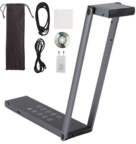 Scanner de Documents Gearwell, Appareil Photo Document USB 13MP avec Fonction OCR et Taille de Capture A3, Scanner Portable pour l'archivage de la Facture de Photos