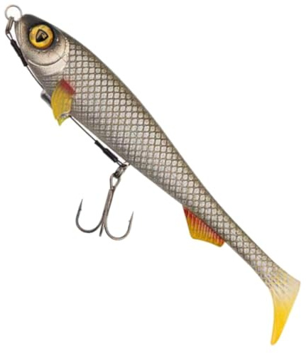 Fox Rage Super Slick Shad 18cm 49g Loaded UV Silver Ghost NRR123