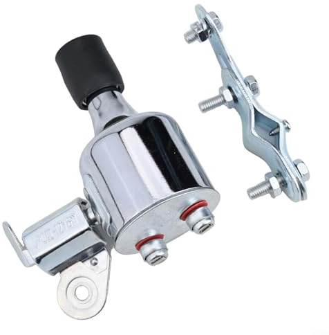 Fahrrad-Dynamo-Generator, 12 V, 6 W, reibungsbetriebenes Aluminium-Fahrradlicht-Set mit Scheinwerfer und Rücklicht für Mountain- und Rennradfahren, schwarz