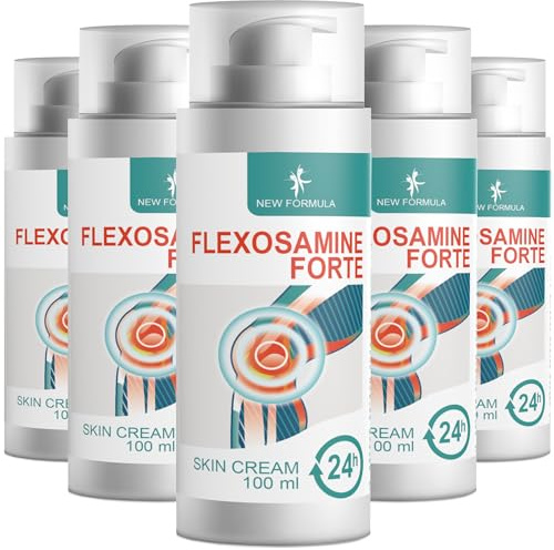 Flexosamine Forte Creme, 500 ml, 5 Stück | 5 x 100 ml