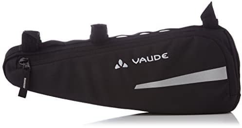 VAUDE Cruiser Bag - Rahmentasche Fahrrad mit Klett-Befestigung, Schwarz