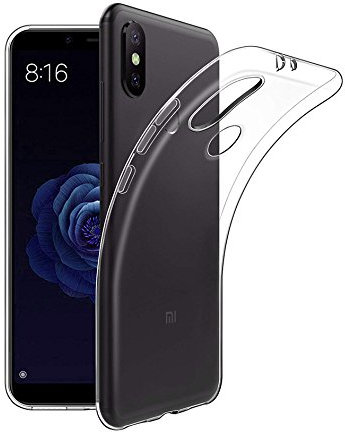Funda Xiaomi Mi A2/mi 6X, Carcasa Xiaomi Mi A2 TPU Funda Anti-Rasguño Anti-Golpes Cover Protectora TPU Caso Bumper Slim Silicona Case para Xiaomi A2 Protectora Funda - Transparente