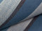 Lederkonzept Polsterstoff Frido 3B Blau-Blau gestreift