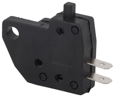 Yctze Interruttore Freno Moto - Interruttore Luce Freno Moto, Universale, Pulsante, Automatico, Nero
