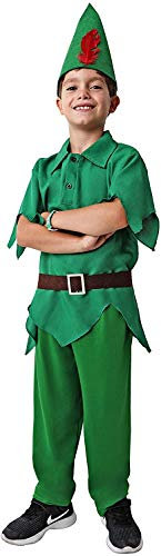 Costumizate! Costume da Peter Pan, taglia 10 – 12, speciale per bambini, feste in costume o carnevale.