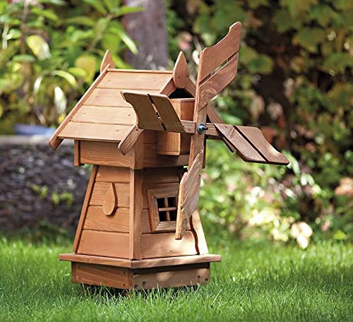GartenMeister XL Premium Holz Windmühle!