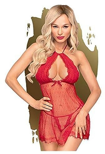 PENTHOUSE Libido boost Babydoll | Dessous | Erotik | Reizwäsche | 2 Teile | Dessous Damen Sexy Unterwäsche | Sexy Dessous für Damen für Sex | Unterwäsche Frauen | Reizwäsche Set Frauen | Für Erwachsene