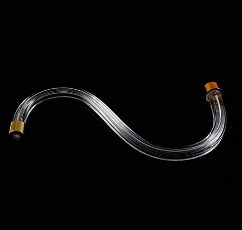 ILAB Brazo para lámpara de techo de cristal liso de 30 cm de repuesto para lámparas de techo y accesorios