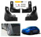 GAFAT Tesla Model Y 2021-2024 Paraspruzzi, Tesla Y 2024 Parafanghi, Parafango in Plastica, Paraspruzzi Ruota Anteriore Posteriore con Viti, Accessori Tesla Model Y (4 Pezzi)