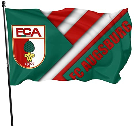 F-C Aug-Sburg Familienfahne Gartenflagge Garten Bedruckt Welcome Partyfahne Dekofahnen Wettkampffahnen