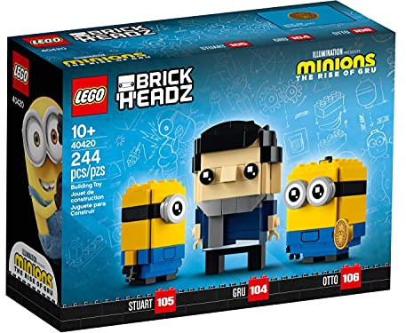 Lego - LEGO 40420 BrickHeadz Minions Stuart + Gru + Otto NEU + OVP