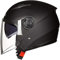 Casco moto, casco moto retrò Casco mezzo mezzo casco mezzo casco con doppia visiera Casco moto omologato ECE Casco scooter ciclomotore D,XL