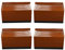 Ggggg Lot de 4 rehausseurs meubles, lit, carrés, pieds hauteur 7,5 cm ou 15 cm, lit réglables pour table, chaise, canapé, dortoir