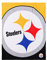 FOCO Pittsburgh Steelers NFL Supreme Slumber Plush Throw Decke - Stück