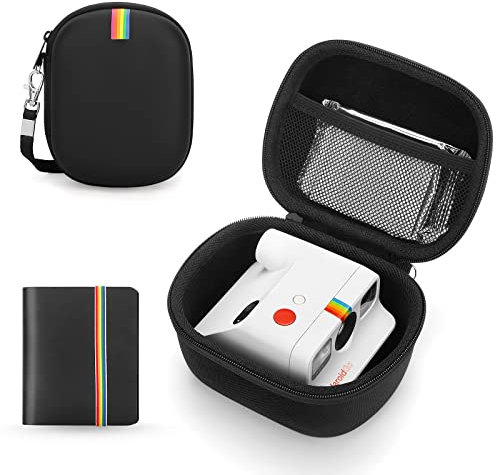 Yinke Case Album for Polaroid Go 9035/9071/9070 Instant Mini Camera, Hard Organizer Portable Carry Travel Cover Storage Bag（Black）