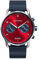 DeTomaso SORPASSO MACCHINA Silver Rot Herren-Armbanduhr Analog Quarz Mesh Milanese Dunkelblau
