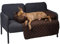 Lous Exclusive Hundedecke Mit Rand Sofaschutz Hund Hundebett Sofa Waschbar 90 Grad Couch Mittelgroße Hunde Sofakissen Sofadecke Braun