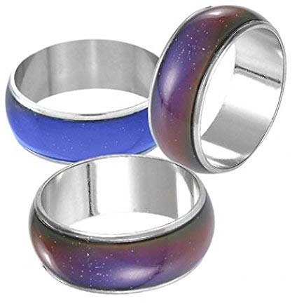 3 Stücke Frauen Männer Temperatur Emotion Gefühl Farbwechsel Stimmung Ring Schmuck Kostengünstig und Langlebig