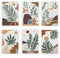 FINGERINSPIRE 6 STÜCKE Boho Blätter Malschablone 29,7x21cm Pflanzen Hügel Sonne Mond Vase schablone Tropische Pflanzenschablone Wiederverwendbare Schablonen für Wand, Kunst, Holzschilder, Basteln