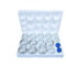 AHCP ACUPRESSURE HEALTH CARE PRODUCT Hijama Lot de 16 tasses en verre pour thérapie par ventouses