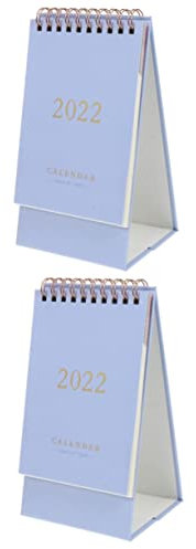 MAGICLULU 2stücke Tischkalender Aus Dickem Karton Minimalistisches Design Praktischer Planer Für Büro Und Zuhause Für Notizen Und Termine Multifunktionaler Kalender