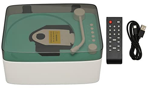 MUNEFE CD Player Vintage, Stereos That Play CDs, Retro Cd Player, Suitable for Enjoying Your Favorite Music or Radio Station(Lime green)