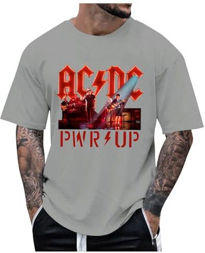 Generisch ACDC T-Shirt Herren AC/DC AC DC Original Hells Bells Offiziell Schwarz T-Shirt Glocken Hard Rock