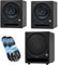 PreSonus Eris Pro 8 Aktiver Studio-Monitor Lautsprecher 1 Paar mit Eris Pro Sub 10 Subwoofer und 2X keepdrum Klinkenkabel