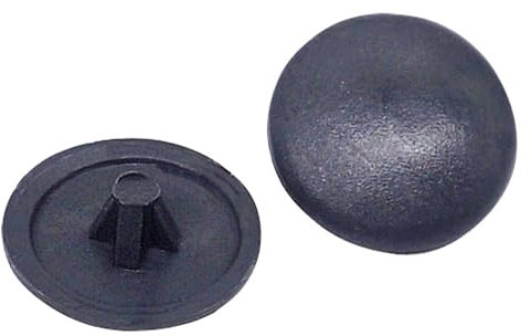 SKIR'CO Lot de 150 cache-vis Pozi gris de 12 mm de diamètre - Capuchons en plastique à clipser - Couleur RAL 7016