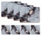 Naivasha Homeware Placemats and Coasters Set of 4 - Heat Resistant, Waterproof, Non-Slip Cork Table Mats in Matte Finish, Elegant Placemats & Coasters for Cups, Mugs, Plates & Pans - Day Marble