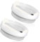 Lotsdonxia Spill-Resistant Tumbler Lid – Splash-Proof Accessory BPA-Free Replacement Cover 40oz Tumblers, Mugs, and Cups with Straw Hole for Travel and Daily Use (White)