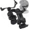 Tactical Headset Rail Mount Bracket, Helmet Rail Adapter, Airsoft Headset Helmet Bracket Kit,Headphone Accessories. (BK)