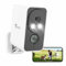 CAMSTRO 2K Überwachungskamera Aussen Akku, WLAN Kabellose Überwachungskamera Außen/Innen mit Farbige Nachtsicht, PIR-Bewegungserkennung, IP66, 2-Wege Audio, Cloud/SD Card, Alexa, 2.4 GHz WLAN