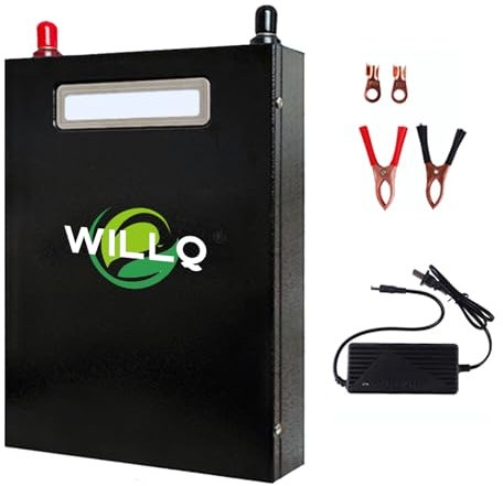 WILLQ 12-V-Außenstromversorgung, Li-Ionen-Akku 12V 60Ah 80Ah 100Ah 120Ah 150Ah 180Ah 210Ah 240Ah wiederaufladbarer Lithium-Akku für den Außen-/Innenbereich, tragbarer Ersatzakku,12v100ah