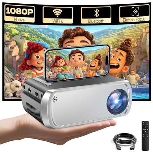 Mini Projector Full HD 1080P Portable Projector