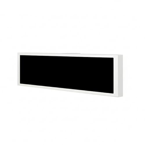 Bosiyrggrl D92 Computer Case Sub-Screen 9.2-Inch Long Strip Screen DIY Computer Performance Monitoring Tool CPU Temperature Display Theme White